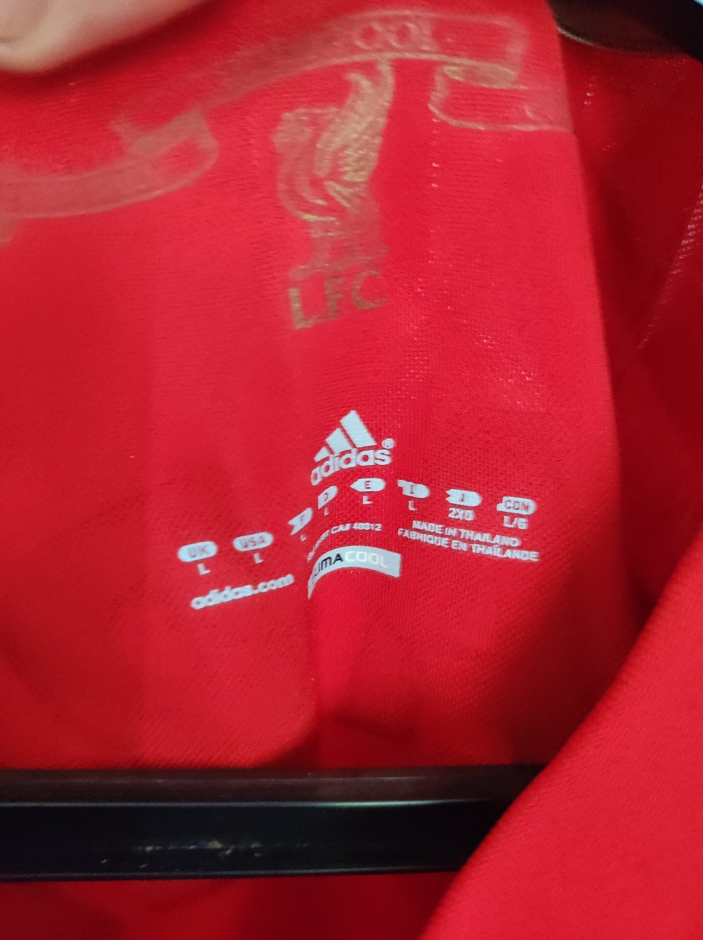 Luis Suárez 2010 Liverpool Home Jersey (L) 9/10