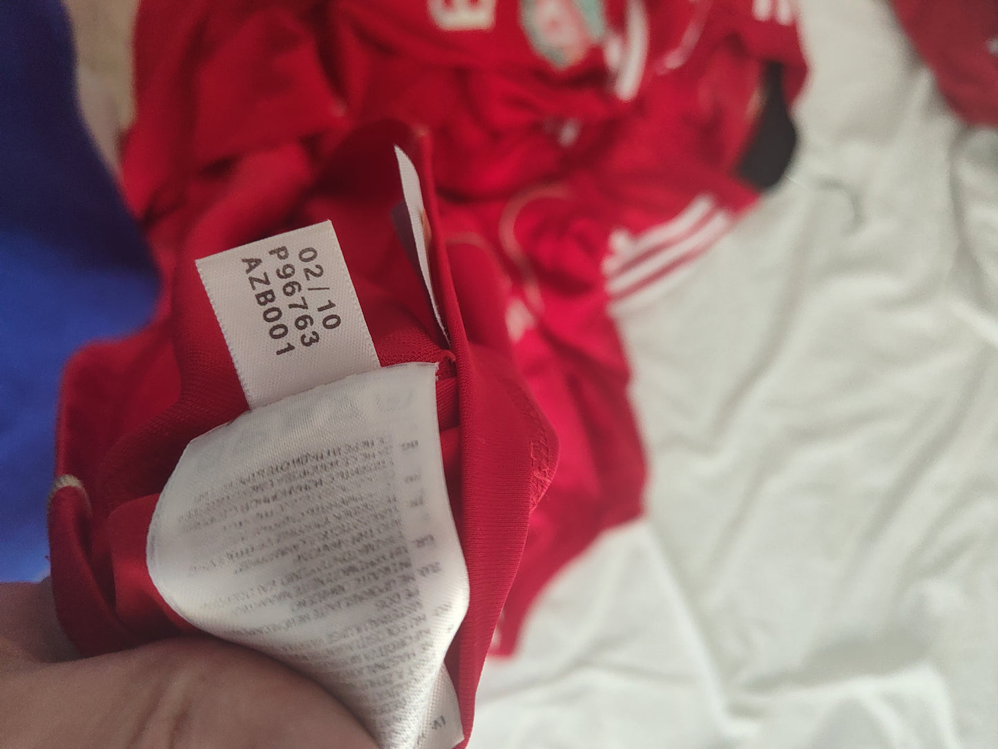Luis Suárez 2010 Liverpool Home Jersey (L) 9/10