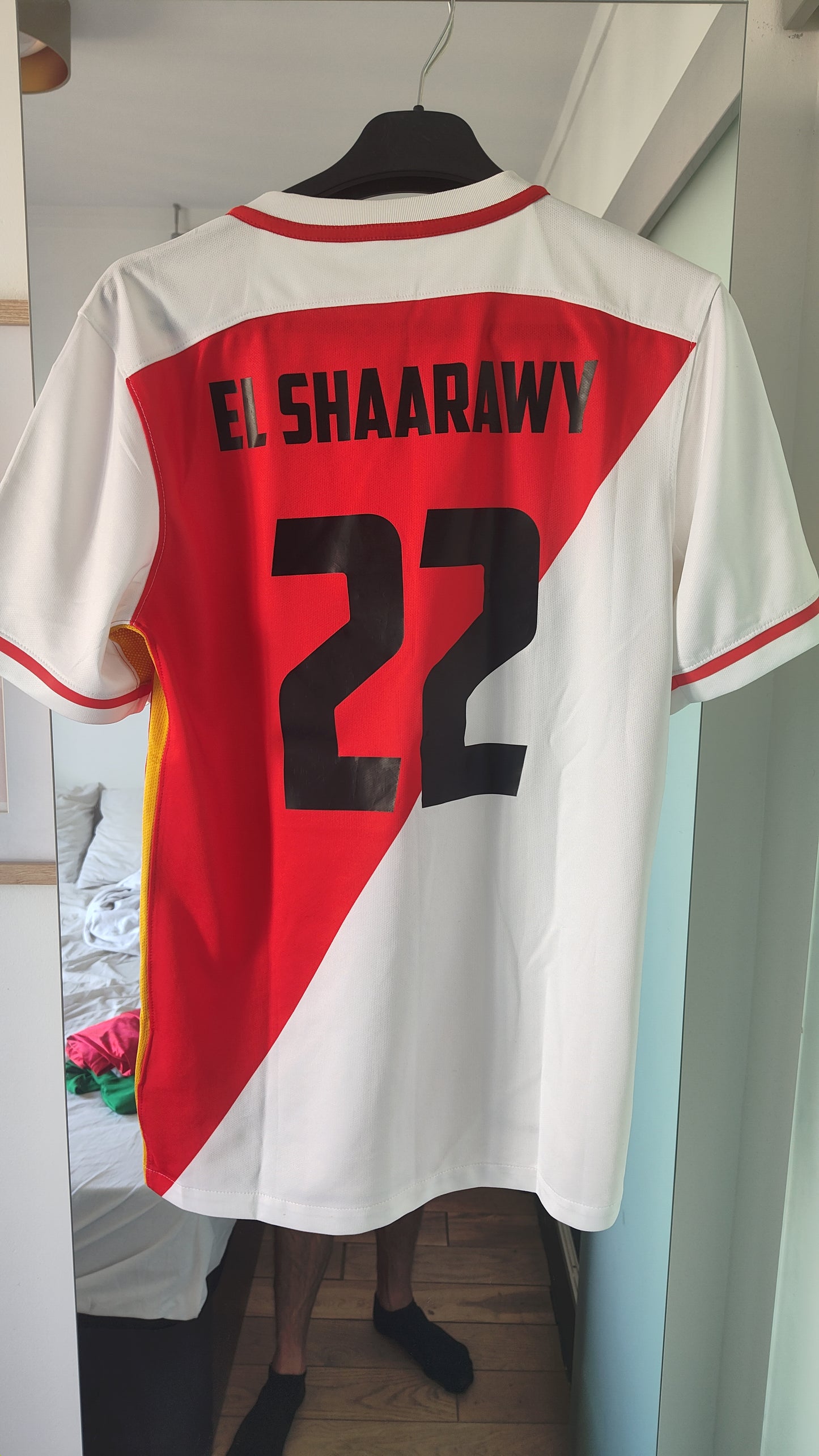 AS Monaco 2015 Home Jersey – Stephan El Shaarawy #22 | 10/10 Condition