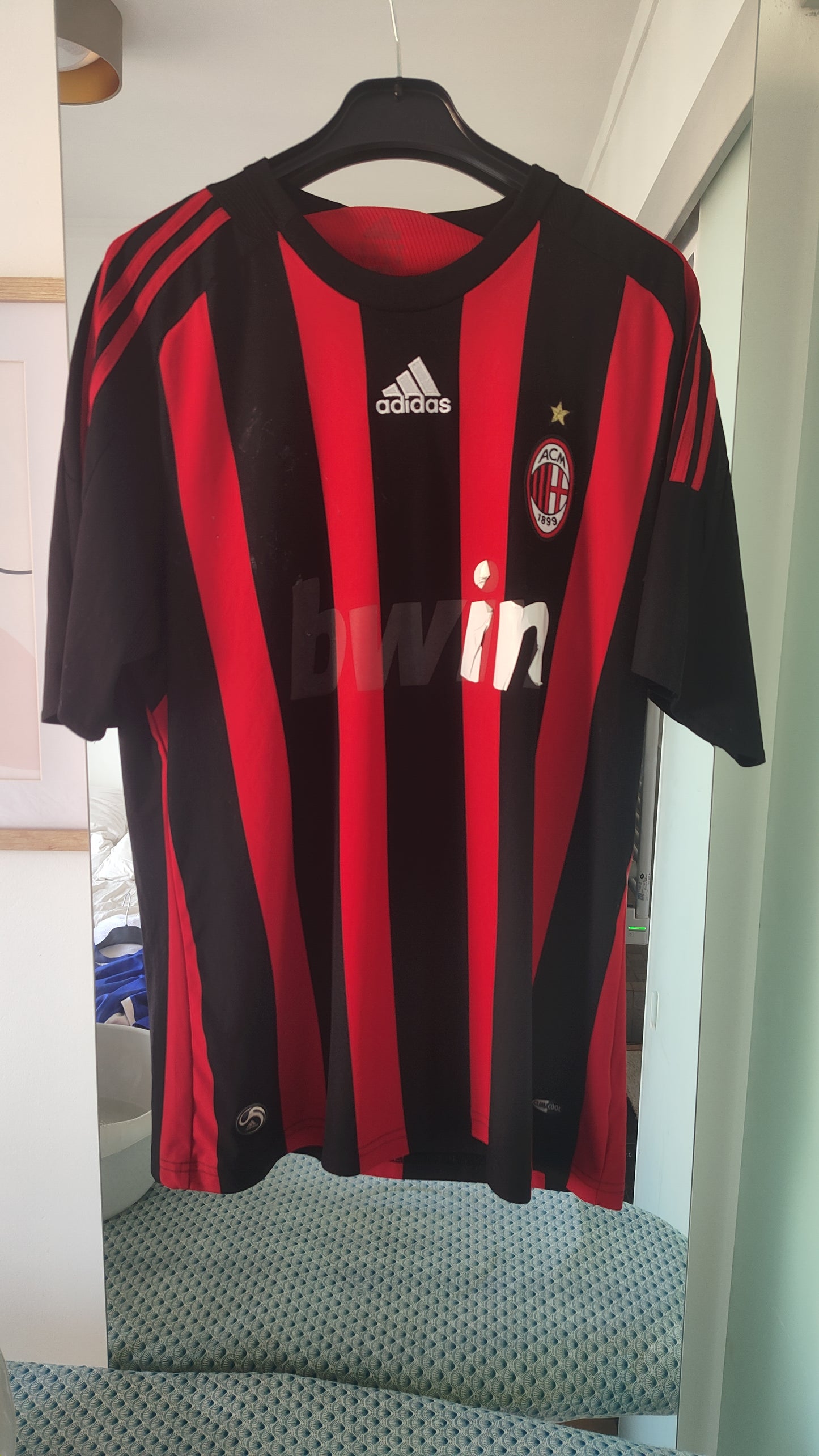 AC Milan 2008/09 Home Jersey – Alexandre Pato #7 (M) Authentic 5/10