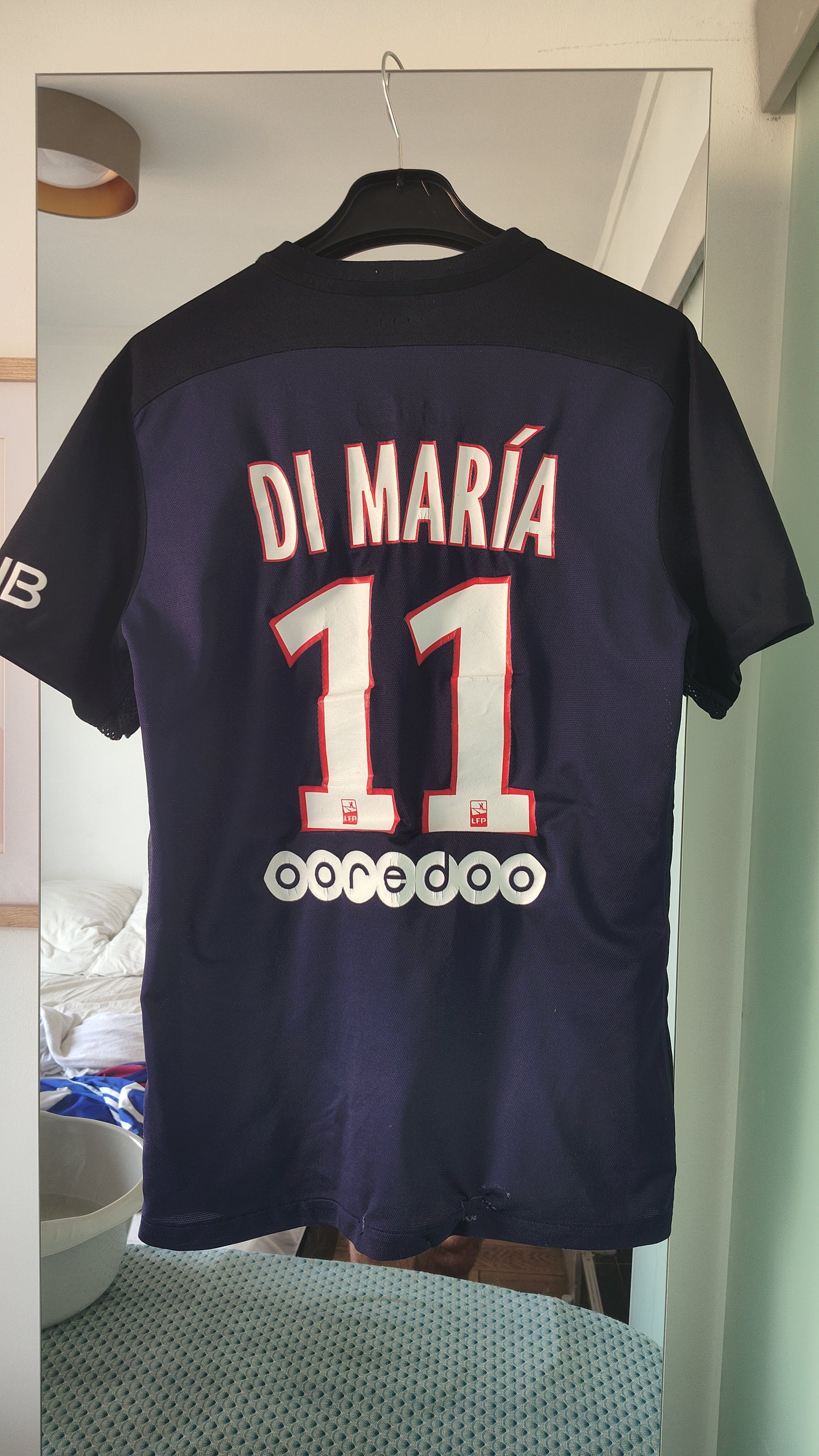 ⭐ Ángel Di María PSG Authentic 2015 Home Jersey ⭐ (M) 7/10