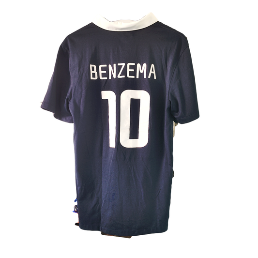 France 2014 Home Jersey – Karim Benzema #10  (S)| Authentic 10/10